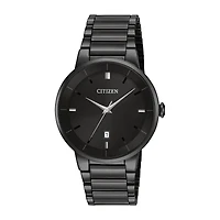 Citizen® Quartz Men's Black Ion Plated Bracelet Watch BI5017-50E