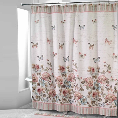 Avanti Butterfly Garden Shower Curtain