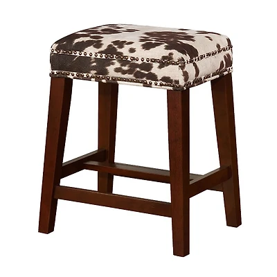 Walt Nailhead Trim Upholstered Counter Stool