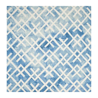 Safavieh Dip Dye Collection Earleen Geometric Square Area Rug