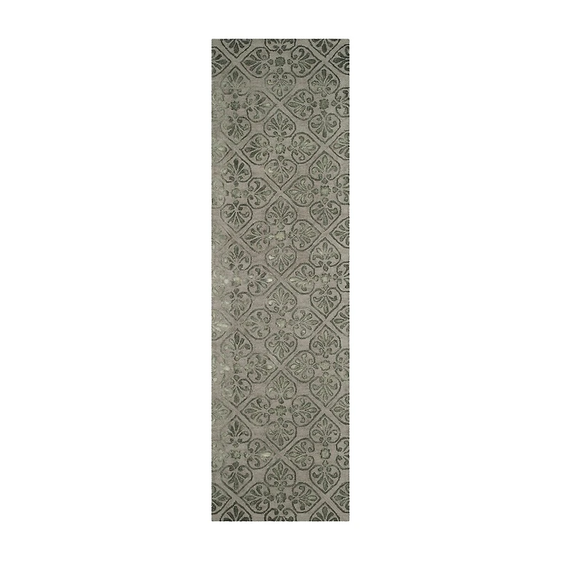 Safavieh Dip Dye Collection Jacinda Damask Runner Rug