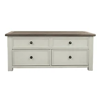 Signature Design by Ashley® Roanoke 4-Drawer Lift-Top Coffee Table