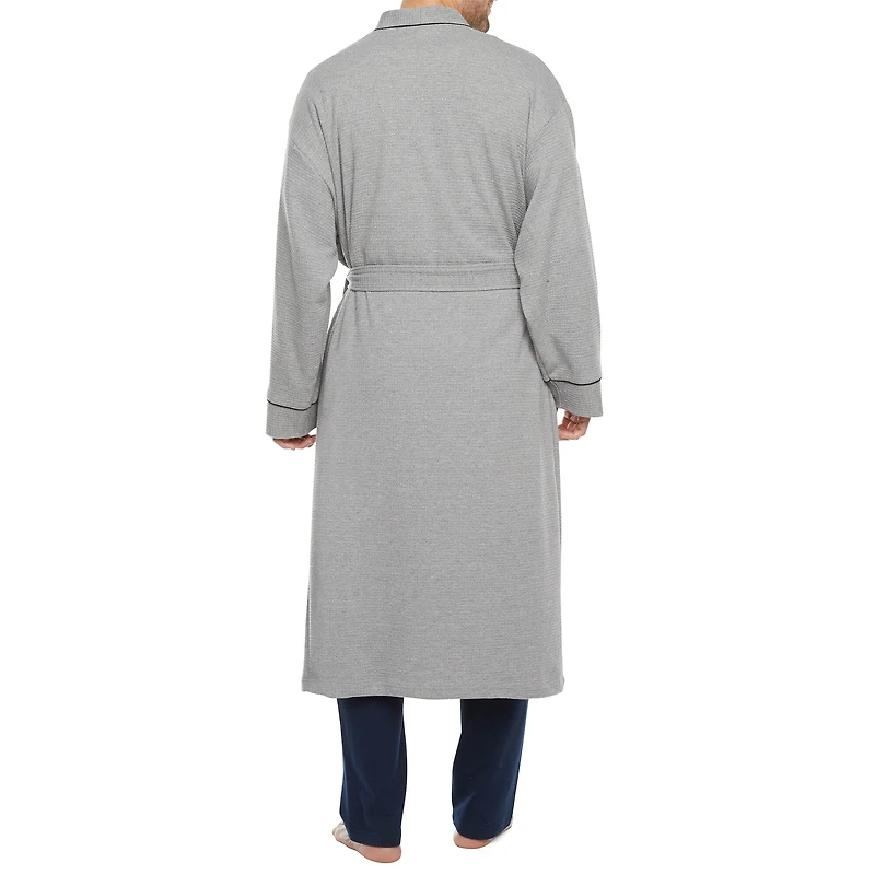 Stafford Waffle One Size Mens Big Waffle Long Sleeve Long Length Robe
