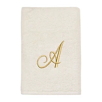 Avanti Premier Script Monogram Ivory/Gold Bath Towel Collection