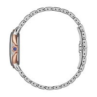 Citizen Ceci Womens Diamond Accent Two Tone Stainless Steel Bracelet Watch Em0956-54a