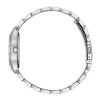 Citizen Silhouette Womens Crystal Accent Silver Tone Stainless Steel Bracelet Watch Fe1230-51x