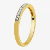 I Said Yes (H-I / I1) Womens 1/10 CT. T.W. Lab Grown White Diamond Sterling Silver Band