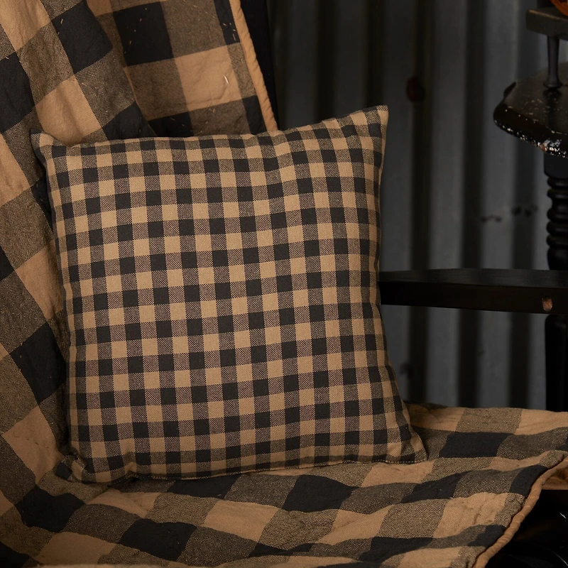 VHC Brands Country Check Square Throw Pillow