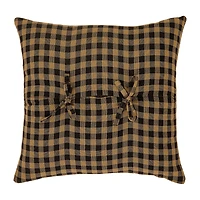 VHC Brands Country Check Square Throw Pillow