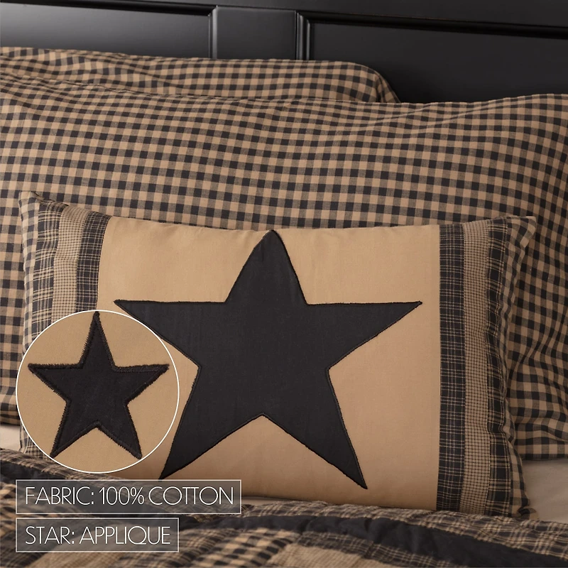 VHC Brands Country Check Rectangular Throw Pillow