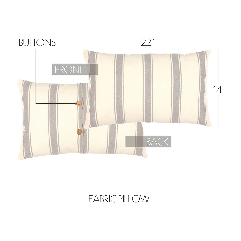 VHC Brands Grace Rectangular Throw Pillow