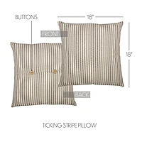 VHC Brands Grace Square Throw Pillow
