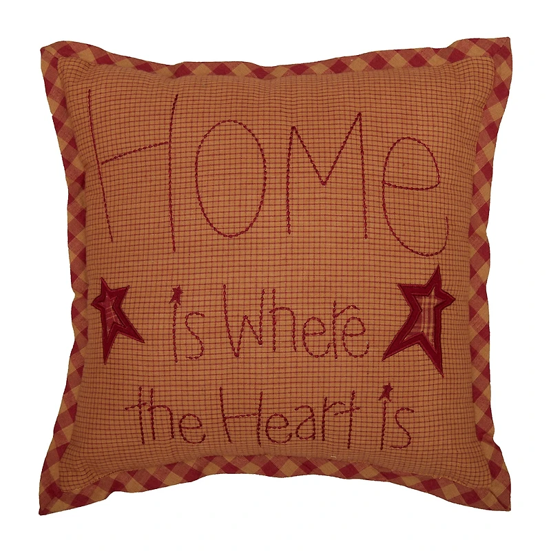 VHC Brands Ninepatch Star Square Throw Pillow