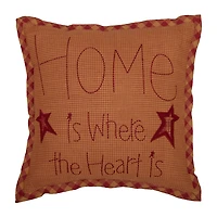 VHC Brands Ninepatch Star Square Throw Pillow