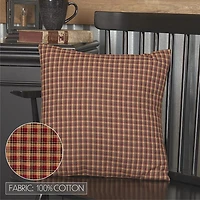 VHC Brands Patriotic Patch Square Throw Pillow
