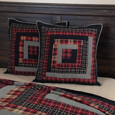 VHC Brands Shasta Cabin Reversible Euro Sham