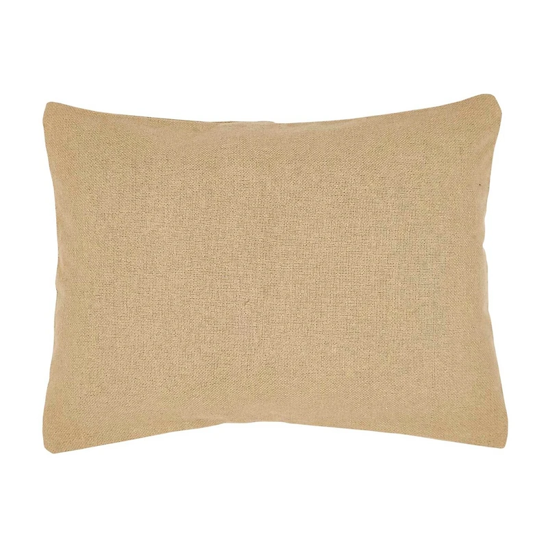 VHC Brands Veranda Burlap Natural Reversible Pillow Sham
