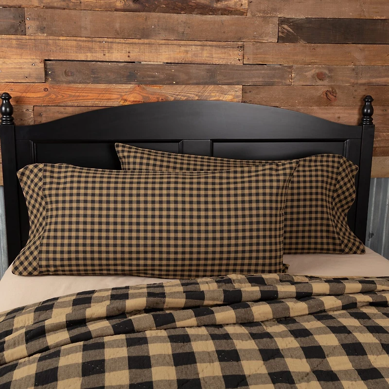 VHC Brands Country Check Pillowcases