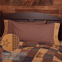 VHC Brands Patriotic Patch Pillowcases