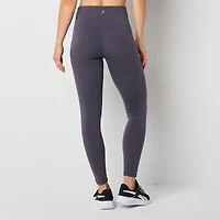 Xersion EverPerform Womens Cotton High Rise 7/8 Ankle Leggings Tall