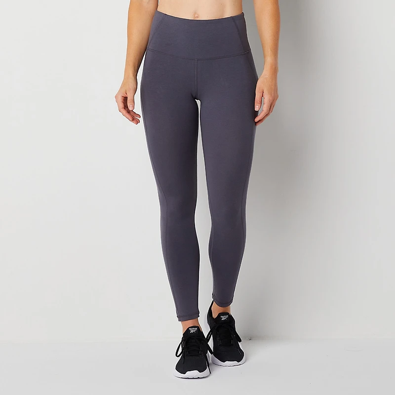Xersion EverPerform Womens Cotton High Rise 7/8 Ankle Leggings Tall