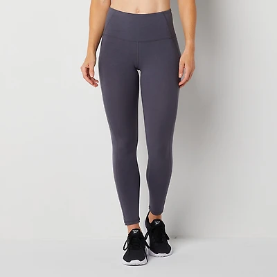 Xersion EverPerform Womens Cotton High Rise 7/8 Ankle Leggings Tall