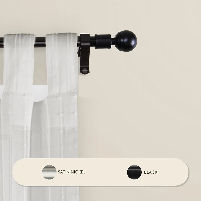Rod Desyne Ball 7/16 Curtain
