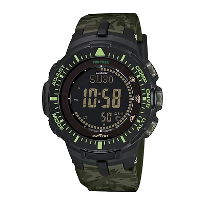 Casio Mens Multicolor Strap Watch Prg300cm-3