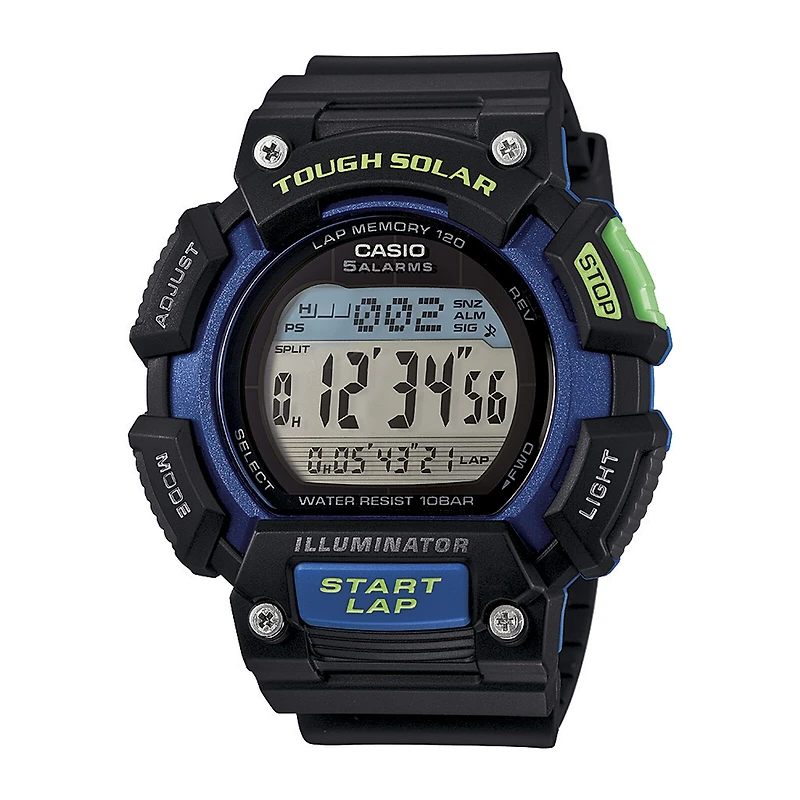 Casio Mens Black Strap Watch Stls110h-1b
