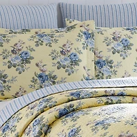Laura Ashley Linley Floral Quilt Set
