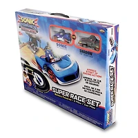 Nkok Inc. Junior Explorers Sonic The Hedgehog All Stars Racing Transformed R/C Slot Car Set Race Set  Sonic And Shadow Sonic the Hedgehog Car
