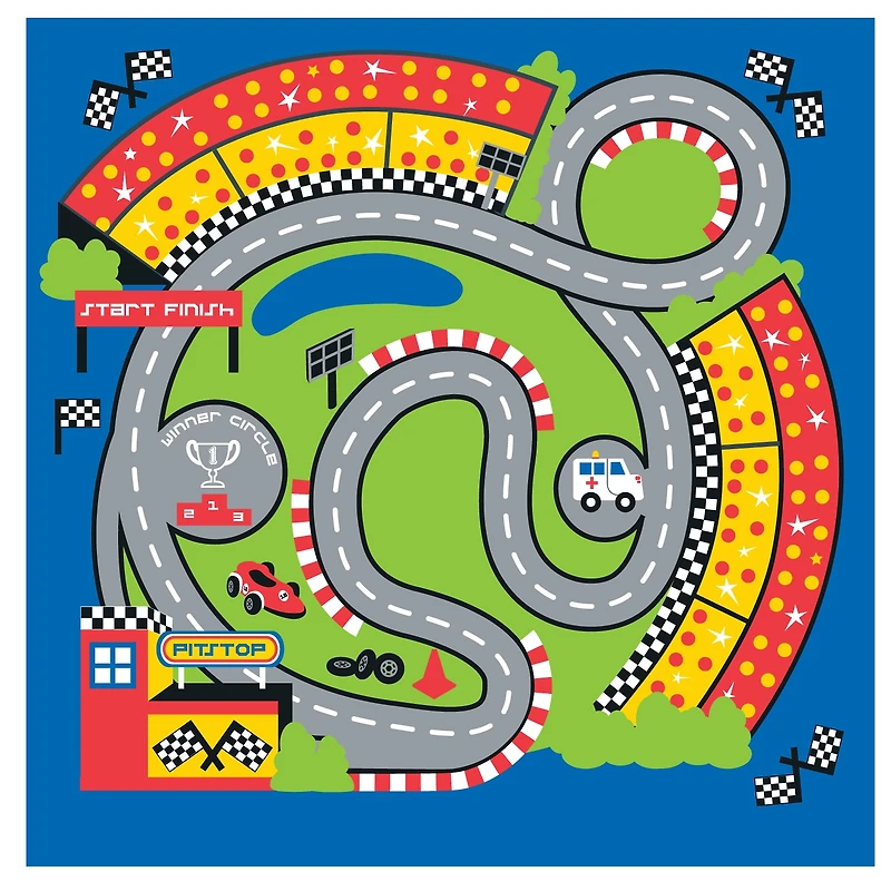 Fun2Give Pop-It-Up Pit Stop Tent With Race Mat Play Tent