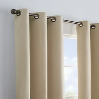 Eclipse Microfiber Grommet Top Energy Saving Blackout Single Curtain Panel