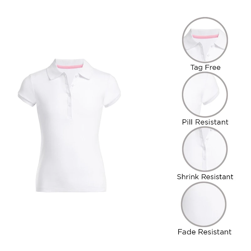 IZOD Girls 2-pc. Short Sleeve Polo Shirt