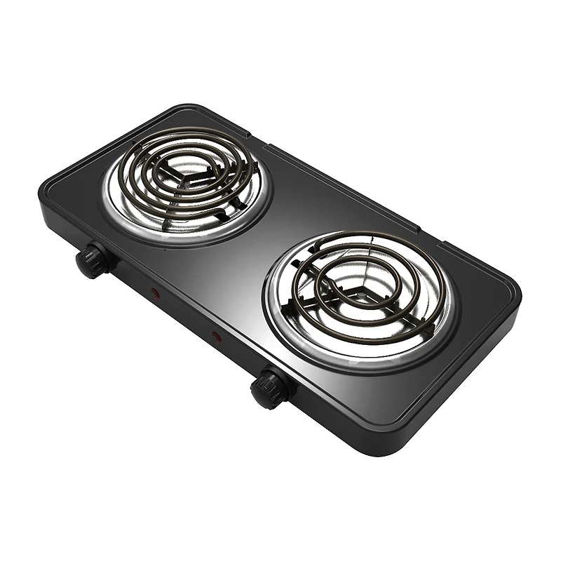 MegaChef Portable Dual Coil Electric Burner