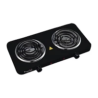 MegaChef Portable Dual Coil Electric Burner