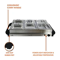 MegaChef Buffet Server & Food Warmer
