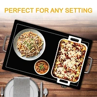 MegaChef Adjustable Temperature Control Warming Tray