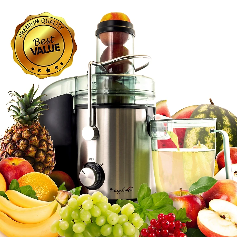 MegaChef Wide Mouth With Dual Speed Electric Juicer