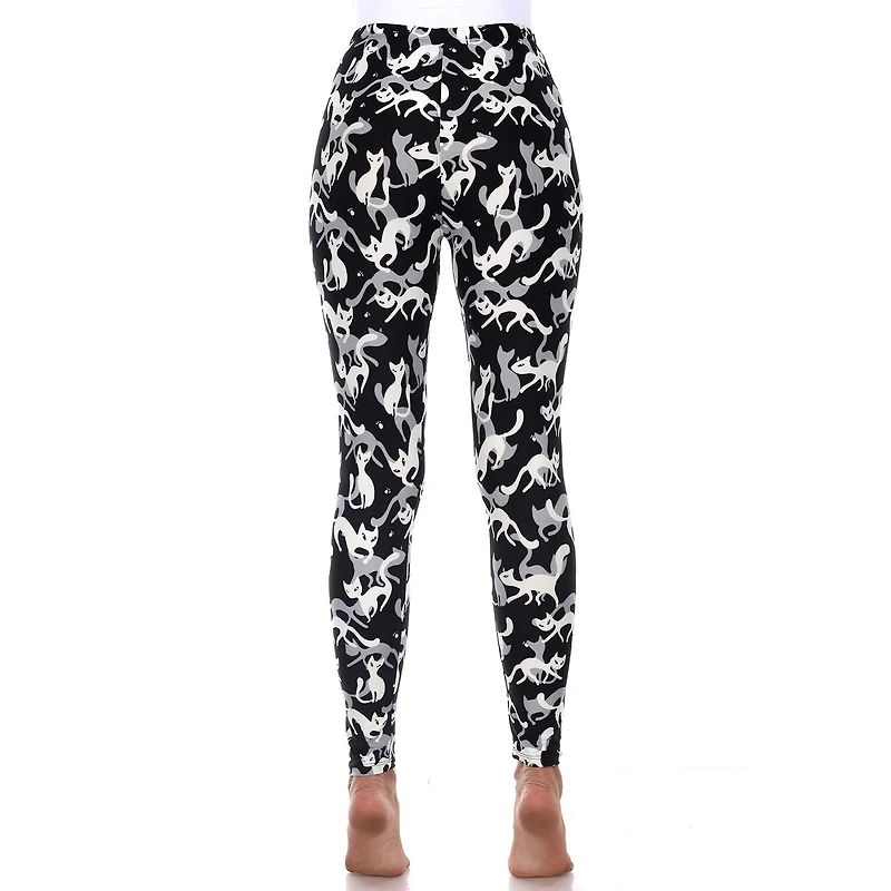 White Mark Womens Mid Rise 26" Full Length Leggings