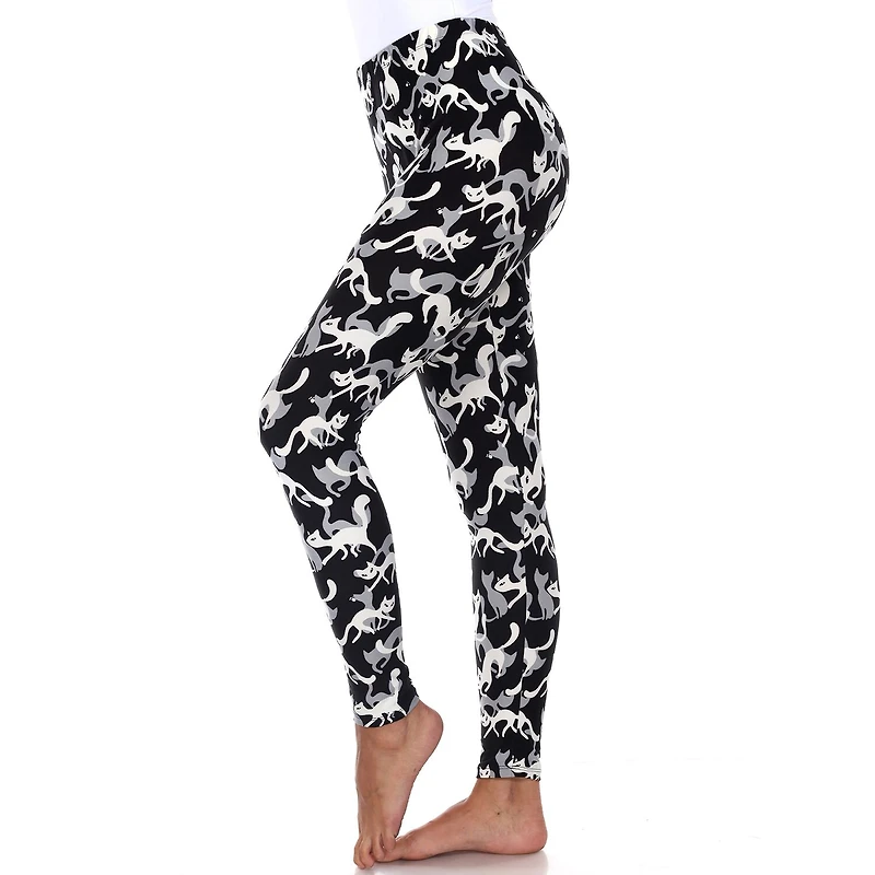 White Mark Womens Mid Rise 26" Full Length Leggings