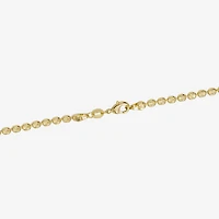 Silver Reflections Womens 24K Gold Over Brass 20 Inch Bead Chain Necklace