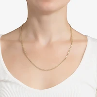Silver Reflections Womens 24K Gold Over Brass 20 Inch Bead Chain Necklace