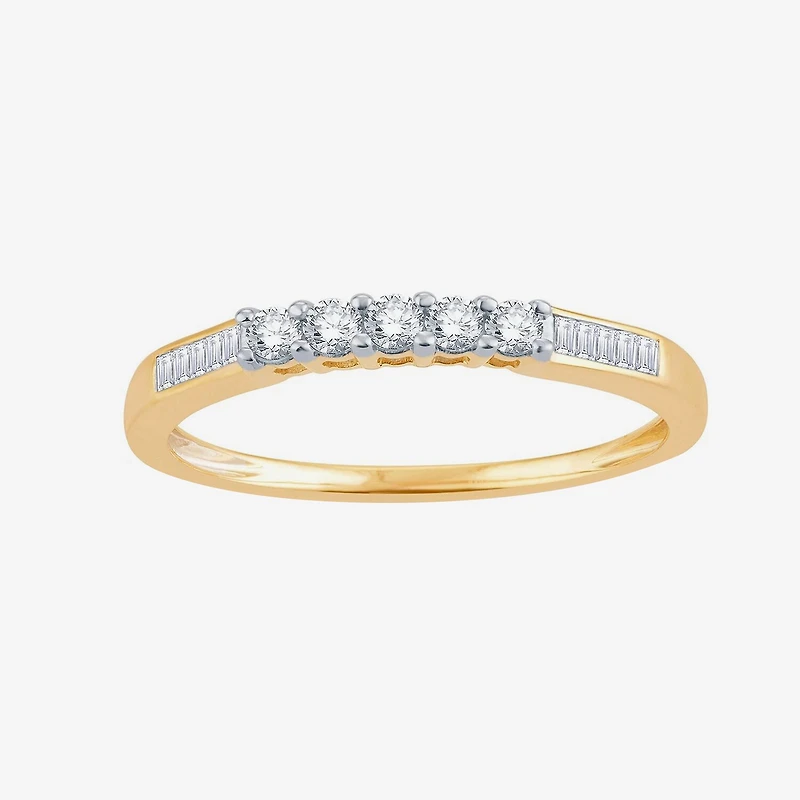 1/ CT.T.W. Natural Diamond 10K or 14K Gold Wedding Band