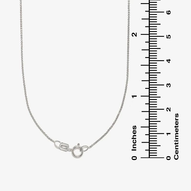 Womens 14K Gold Inch Wheat Chain Necklace