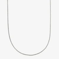 Womens 14K Gold Inch Wheat Chain Necklace