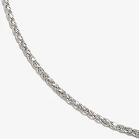 Womens 14K Gold Inch Wheat Chain Necklace
