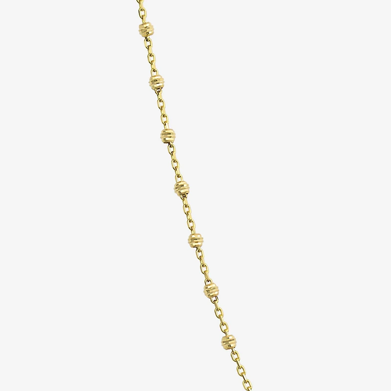 Womens 14K Gold 17 Inch Pendant Necklace