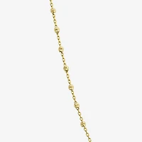 Womens 14K Gold 17 Inch Pendant Necklace