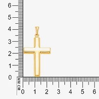 14K Yellow Gold Reversible Cross Charm